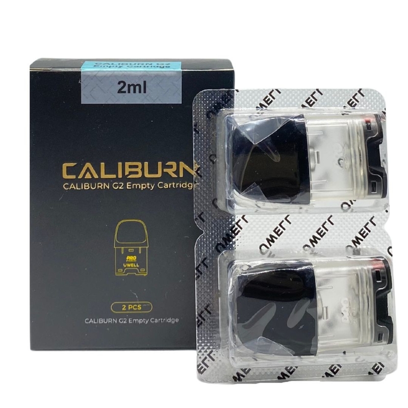 Los cartuchos vacíos de la vaina de Uwell Caliburn G2 0,8 1,0 1.2ohm arrollan las vainas de relleno superiores