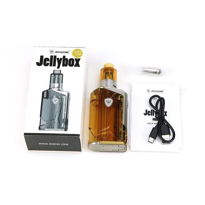 Los equipos de la MOD de la caja de Rincoe Jellybox 228w se doblan 18650 el tanque sub del ohmio de las baterías 4.8ml