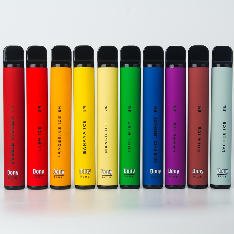 Dony ECO más sabores de encargo disponibles de la batería 15 de los cigarrillos 550mAh del vapor de 800puffs 3.2ml