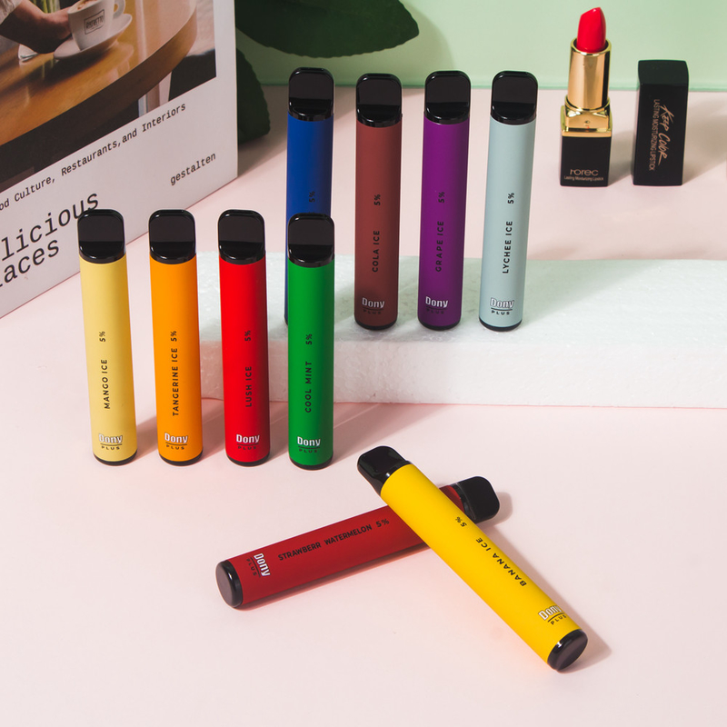 Dony ECO más sabores de encargo disponibles de la batería 15 de los cigarrillos 550mAh del vapor de 800puffs 3.2ml