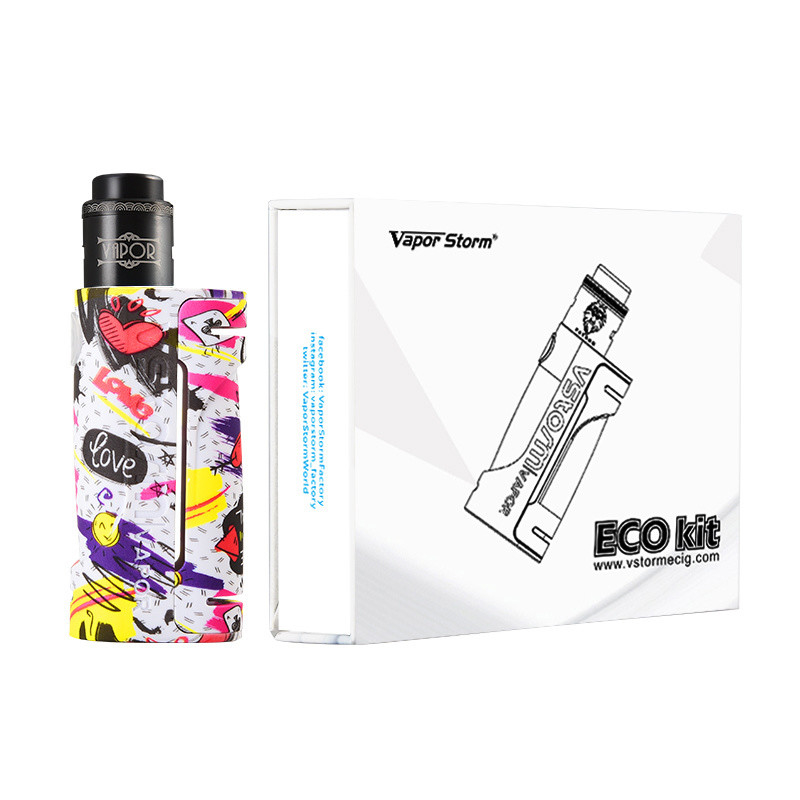 Equipos 90W de la MOD de la caja de Vape de la batería del plástico 18650 del ABS/equipo de Eco Rda de la tormenta del vapor