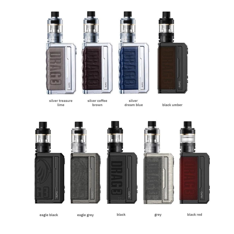 Voopoo arrastra 3 bobinas del equipo 5.5ml Tpp Dm de la MOD de la caja de Tpp X se dobla la batería 18650