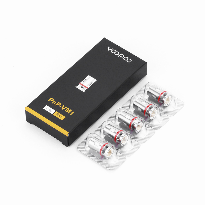Bobina 5pcs de Voopoo Vinci Vape Coil Replacement Pnp Vinci Drag Pod Mod Mesh cada paquete