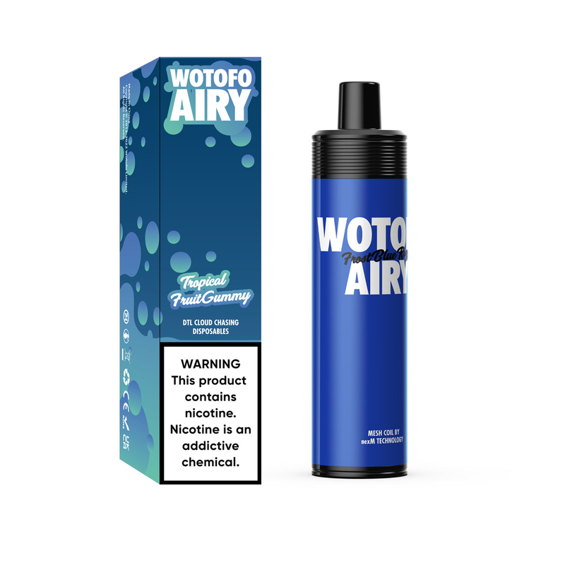 Recargable 1000 soplos desechables Vape Pod Device Kit Wotofo Airy Portable Pod Vape