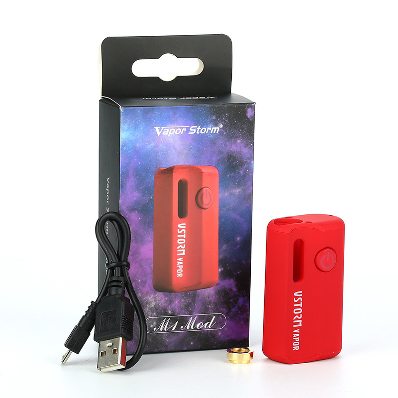 Tormenta M1 VV 800mah del vapor construido en MOD Cbd Vape Mods de la caja de batería