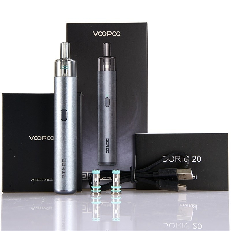 cigarrillo dórico Vaper de 1500mah ITO Coil Refillable Pod Vapes Voopoo 20 2ml E
