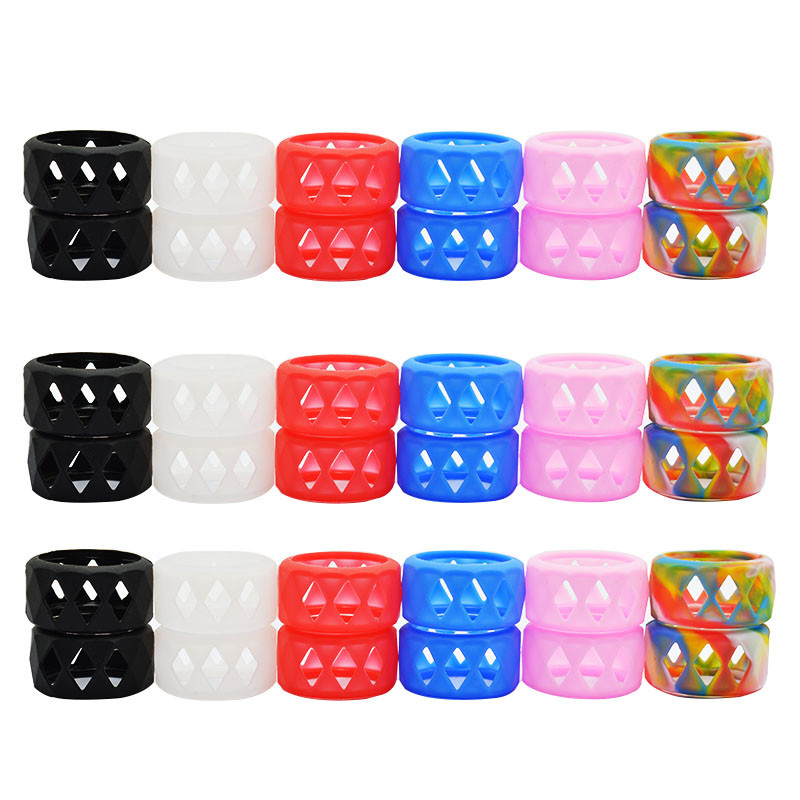 Bandas 25m m coloridos Ecigarette del anillo/de la goma de silicona del silicón de Vape de la categoría alimenticia
