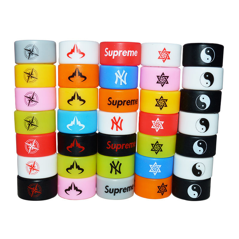 Silicón de goma colorido Ring Band Superman Flash Captain de Vape