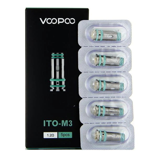 Reemplazo de la bobina de Voopoo ITO Coil 5pcs M0 M2 M3 Vape para 20 dóricos/fricción Q