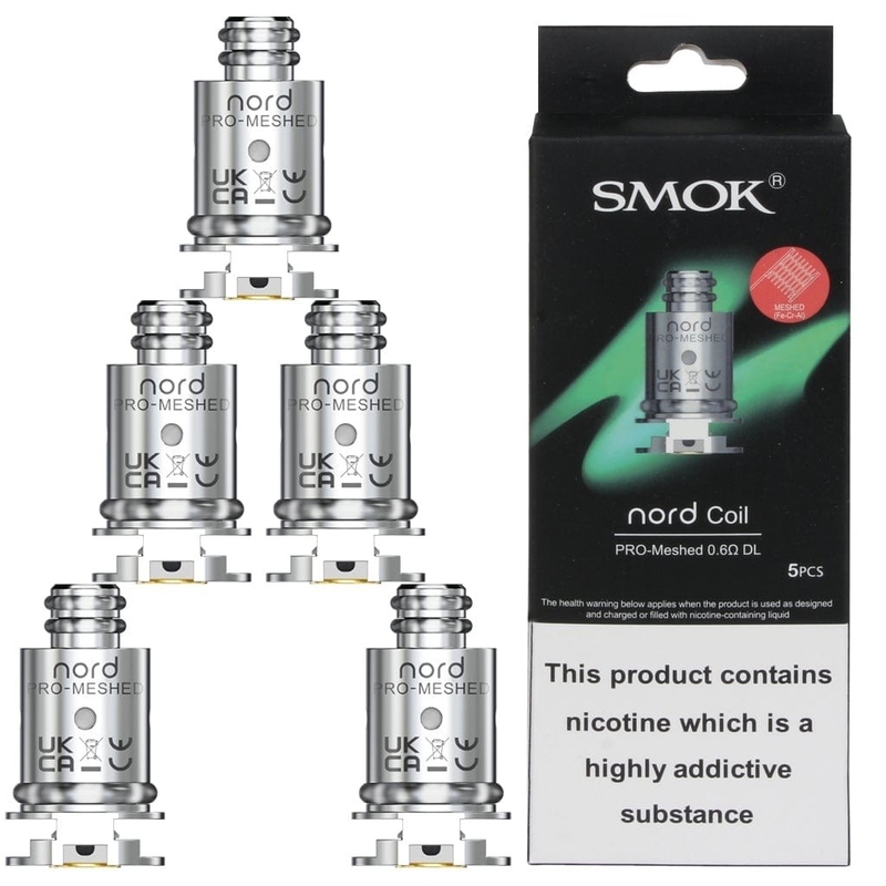 Favorable reemplazo Mesh Coil For DL/MTL de la bobina de la bobina 5pcs Vape de Smok Nord