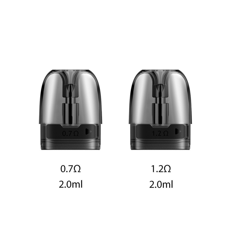 Lado del cartucho 2ml 0.7ohm 1.2ohm de la vaina de Lelote Voopoo Argus que llena las vainas vacías