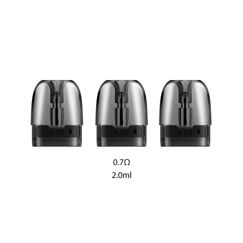 Lado del cartucho 2ml 0.7ohm 1.2ohm de la vaina de Lelote Voopoo Argus que llena las vainas vacías
