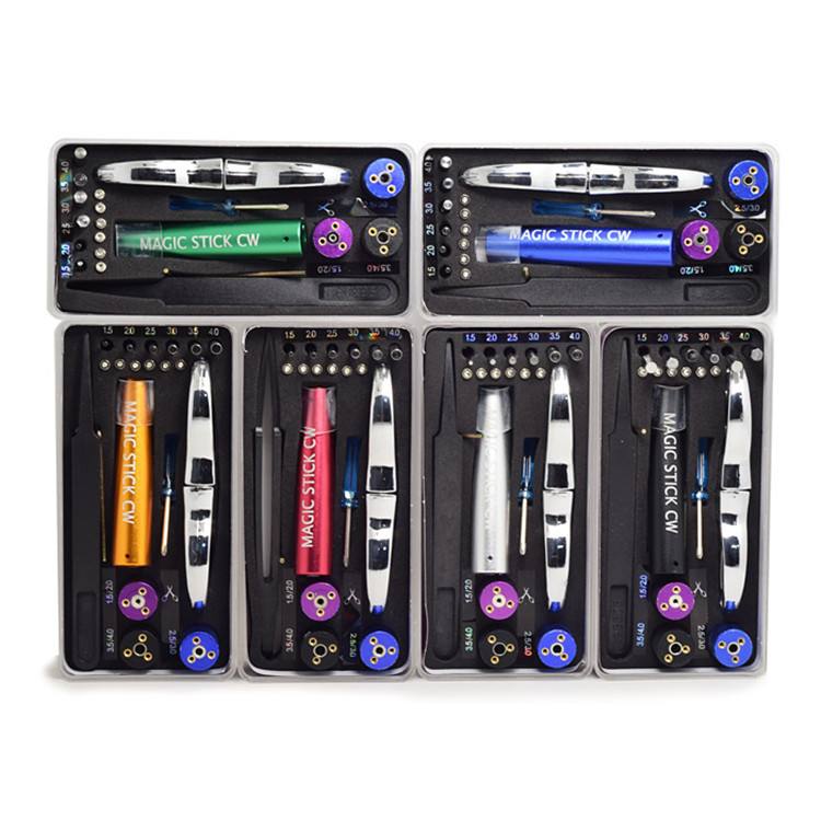 Los accesorios electrónicos del cigarrillo arrollan el equipo de herramienta de la devanadera de Vape DIY Vaping que el ohmio sub equipa las pinzas 6 - en - 1