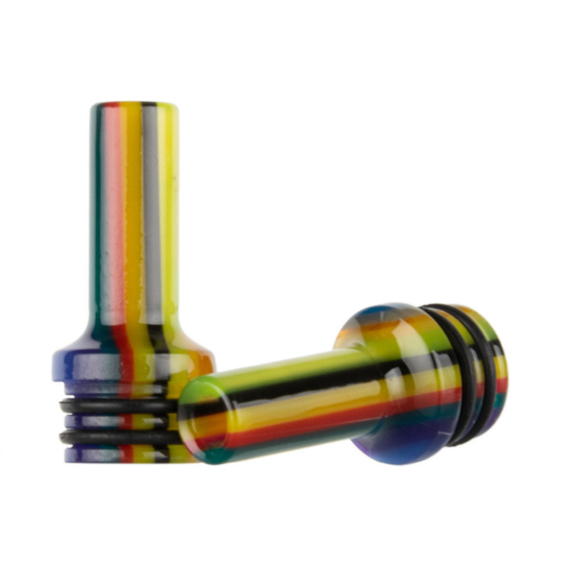 Extremidades de encargo del goteo de la MTL Vape del arco iris 510 de la resina AS285 para Vape Pen Atomizer Cartridges