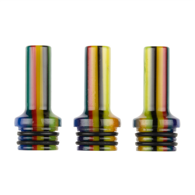Extremidades de encargo del goteo de la MTL Vape del arco iris 510 de la resina AS285 para Vape Pen Atomizer Cartridges