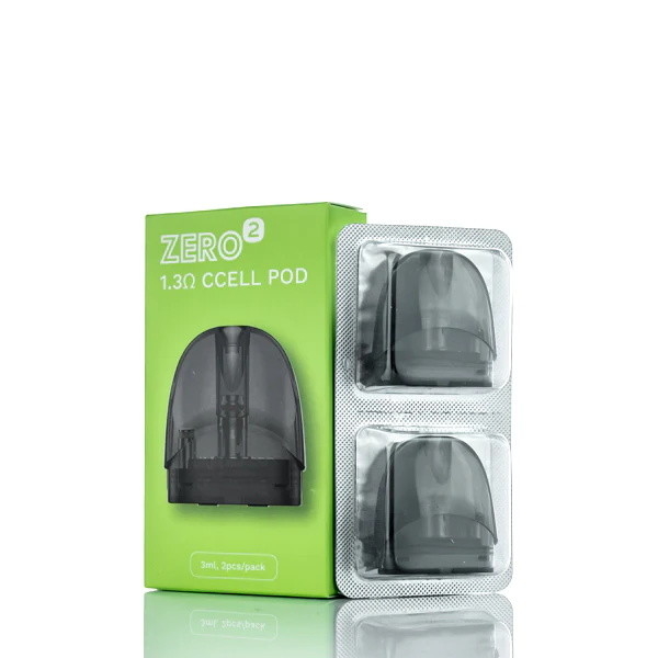 Vaporesso pone a cero el cartucho vacío 2pcs 1.3ohm Ccell (1.0ohm Mesh Pods) de la vaina de 2 Vape