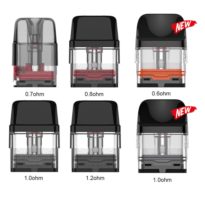 Equipo compatible de la vaina de la serie de Xros TPD del cartucho de Vaporesso Xros de la versión estándar de las vainas 2ml 4pcs