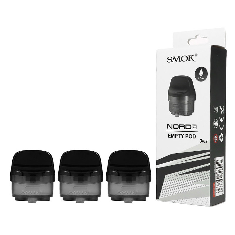 SMOK Nord C Cartucho de cápsula vacía 4.5 ml 3pcs/paquete