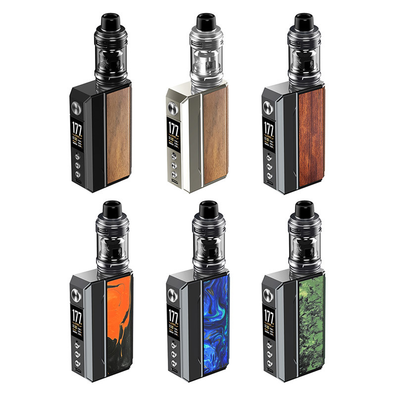 Voopoo Drag 4 Kit 177w 4ml 5.5ml para todas las bobinas de Pnp Uforce-L Tank Dual 18650 Batería de caja de kits