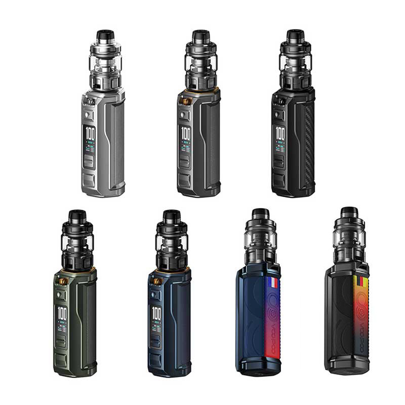 Voopoo Argus XT 100W Mod Kit 6.5ml Adaptado para el tanque de Matt 18650/21700 batería