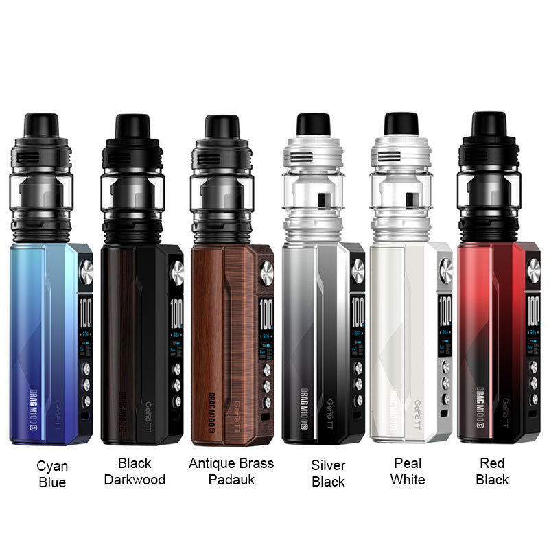 Voopoo Drag M100S Mod Kit 100w con bobina de PnP 5.5ml 0.5ohm Vape Kits