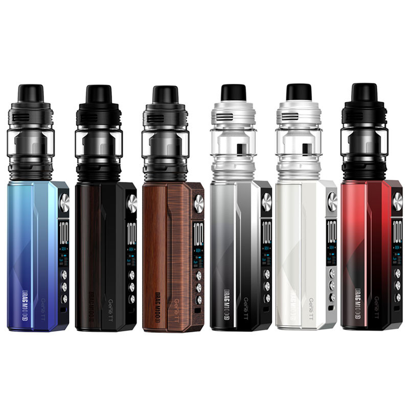 Voopoo Drag M100S Mod Kit 100w con bobina de PnP 5.5ml 0.5ohm Vape Kits