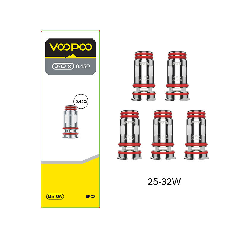 Voopoo PnP X Replacement Coil 5pcs / paquete para el kit Argus Pro 2 / Drag 5 Kit / Uforce-X Tanque / Doric 60 Pro