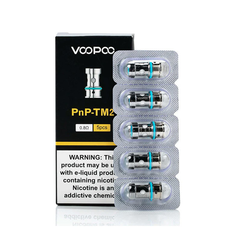 Voopoo PnP Replacement Coils 5pcs/pack para Drag Baby/Mini/2/S/X,VINCI Series Kit,Argus Pro,PnP 20/22,V.SUIT y también para los equipos de seguridad.
